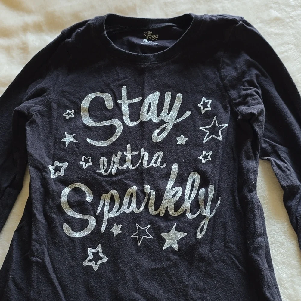 Children's Place Long Sleeve‎ Stay Sparkly Size 5/6